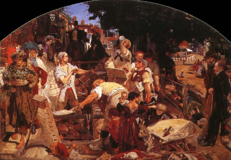 Ford Madox Brown Work China oil painting art